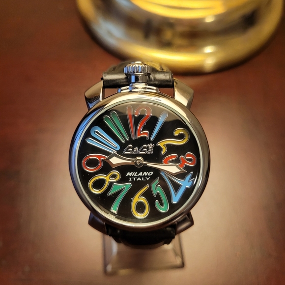 New Women's Black Rare 2025 GaGa Milano Luxurious Italian Watch - Picture 1 of 7